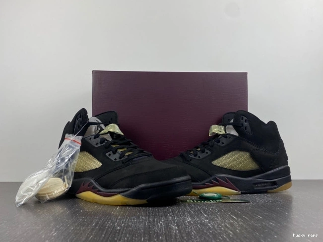 Rep Husky Jordan A Ma Black 5 FD1330-001 x Maniere Air 0825
